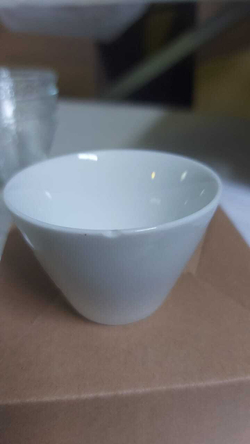 268023.1Y1 УЦЕНКА Пиала ДАО "Дао" h=3,6см, d=5,7см, 40мл, фарфор белый