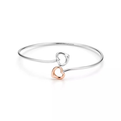 Браслет из серебра и розового золота 18k,Tiffany 💠