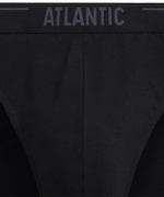 Мужские трусы слипы спорт Atlantic, набор 5 шт., хлопок, коричневые + графитовые + чёрные + фиолетово-серые + каберне, 5SMP-004