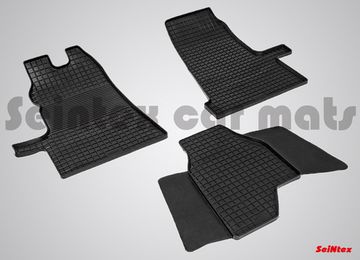 Резиновые коврики в салон Ford Transit IV (2006-2014) "Сетка"