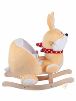 Качалка мягкая Тутси "Заюшка"(желтый, белый), 682-2020