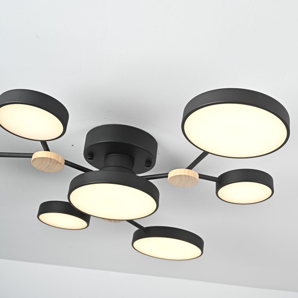 Потолочная Люстра Gamma D88 Black By Imperiumloft