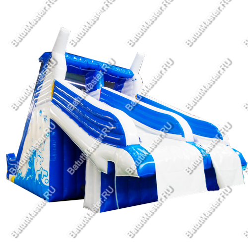 Надувная водная горка для бассейна « Теплое море» 8*4*5 м