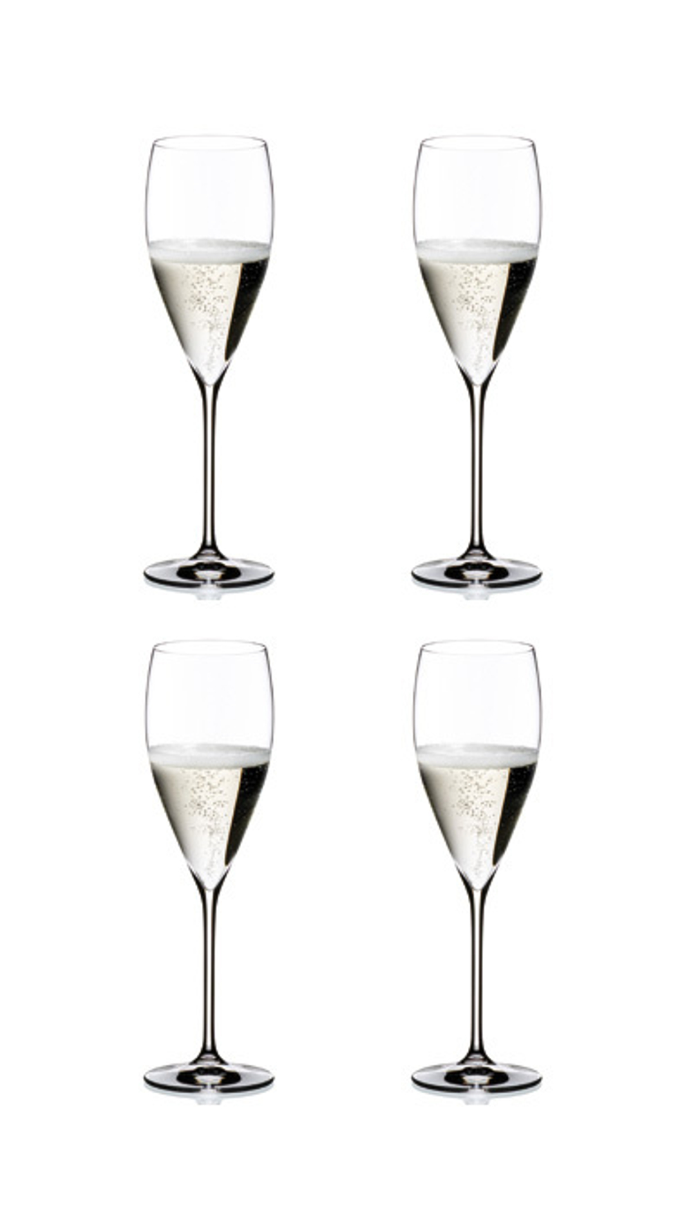 Набор бокалов для шампанского 4шт 343мл Riedel Vinum XL Pay 3 Get 4 Vintage Champagne Glass Австрия