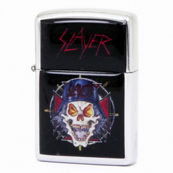 Зажигалка Slayer Череп в каске (522)