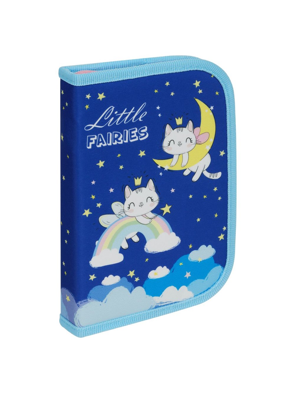 Пенал школьный 1 отделение с дополнительной секцией