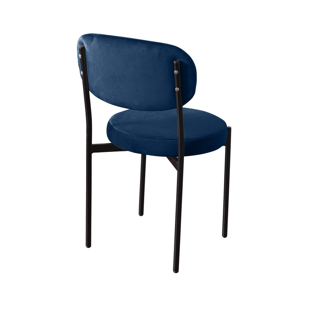 Стул Mason, бархат синий 29