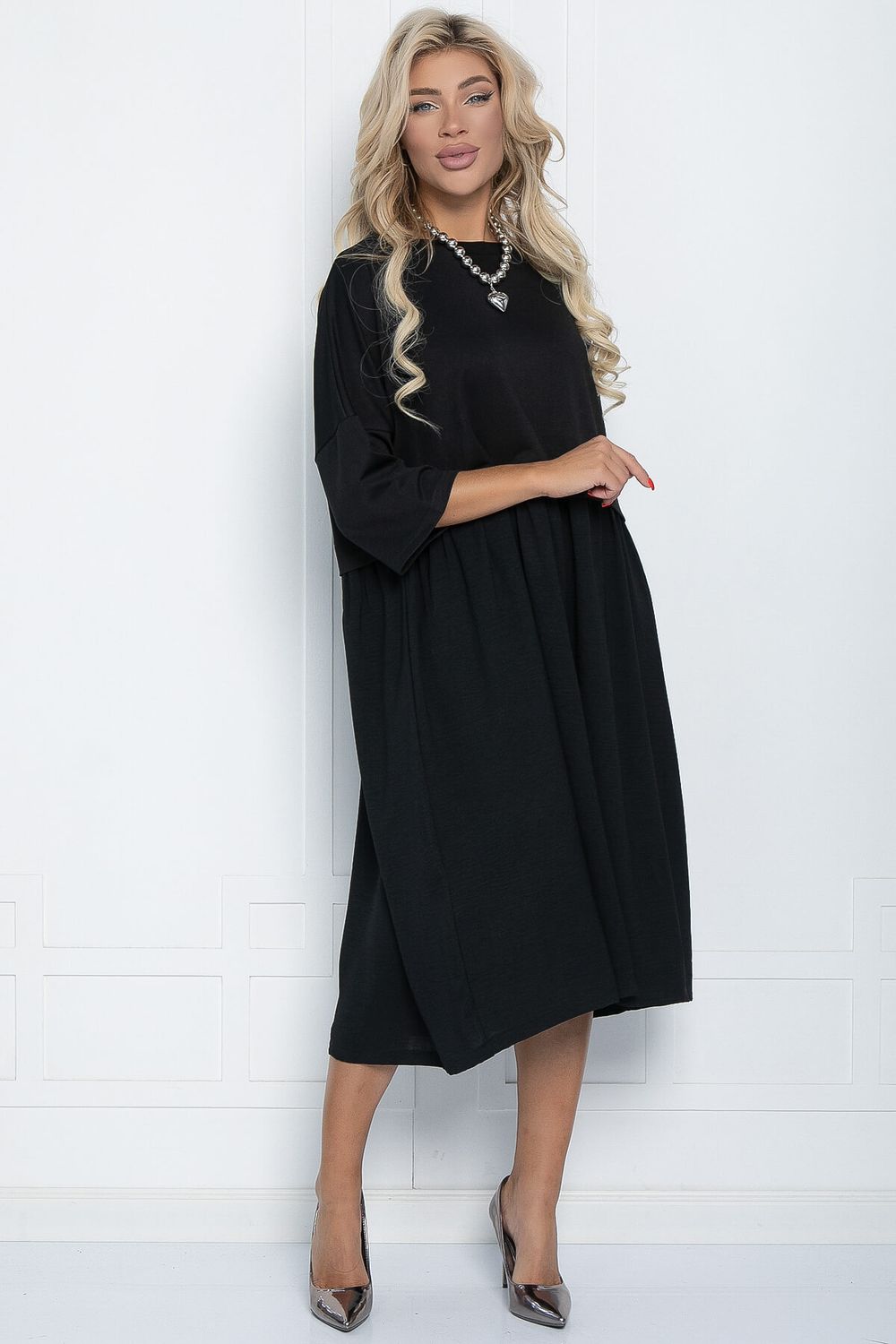 Платье бохо (черное) П11441 LT Collection