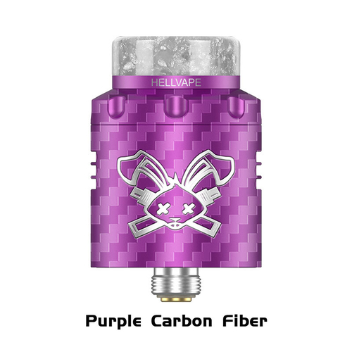 Дрипка Hellvape Dead Rabbit 3 RDA - Purple Carbon Fiber