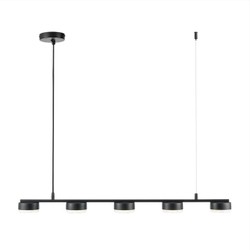 8117/5 COMFI LN26 236 черный, металл Подвесной светильник LED GX53 5*7W 220V TORINA