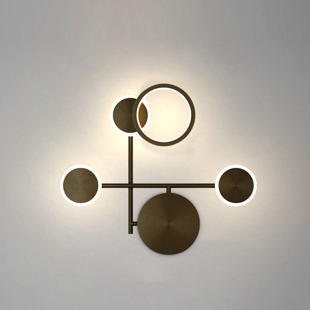 Настенный дизайнерский светильник    (черный)Pechic by Light Room