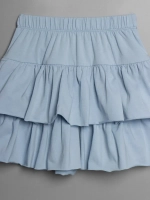 Летний костюм для девочки, лонгслив и юбка