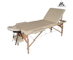 Массажный стол DFC NIRVANA, Relax Pro , дерев. ножки, цвет бежевый (Beige) TS3021_B2