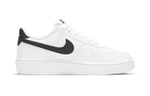 Middle-aged children's Nike Air Force 1 low-top sneakers white and black