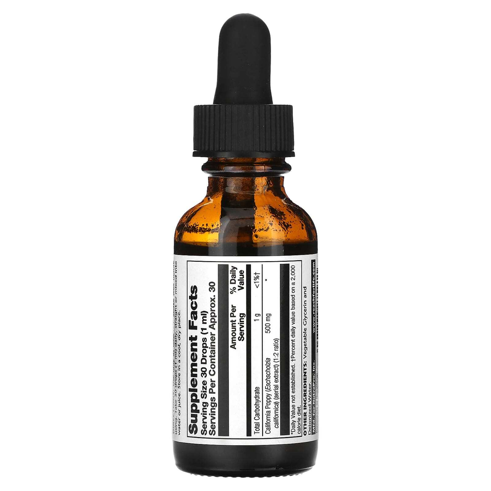 Natural Balance, Калифорнийский мак, без спирта, 500 мг, 30 мл (1 жидк. Унция)