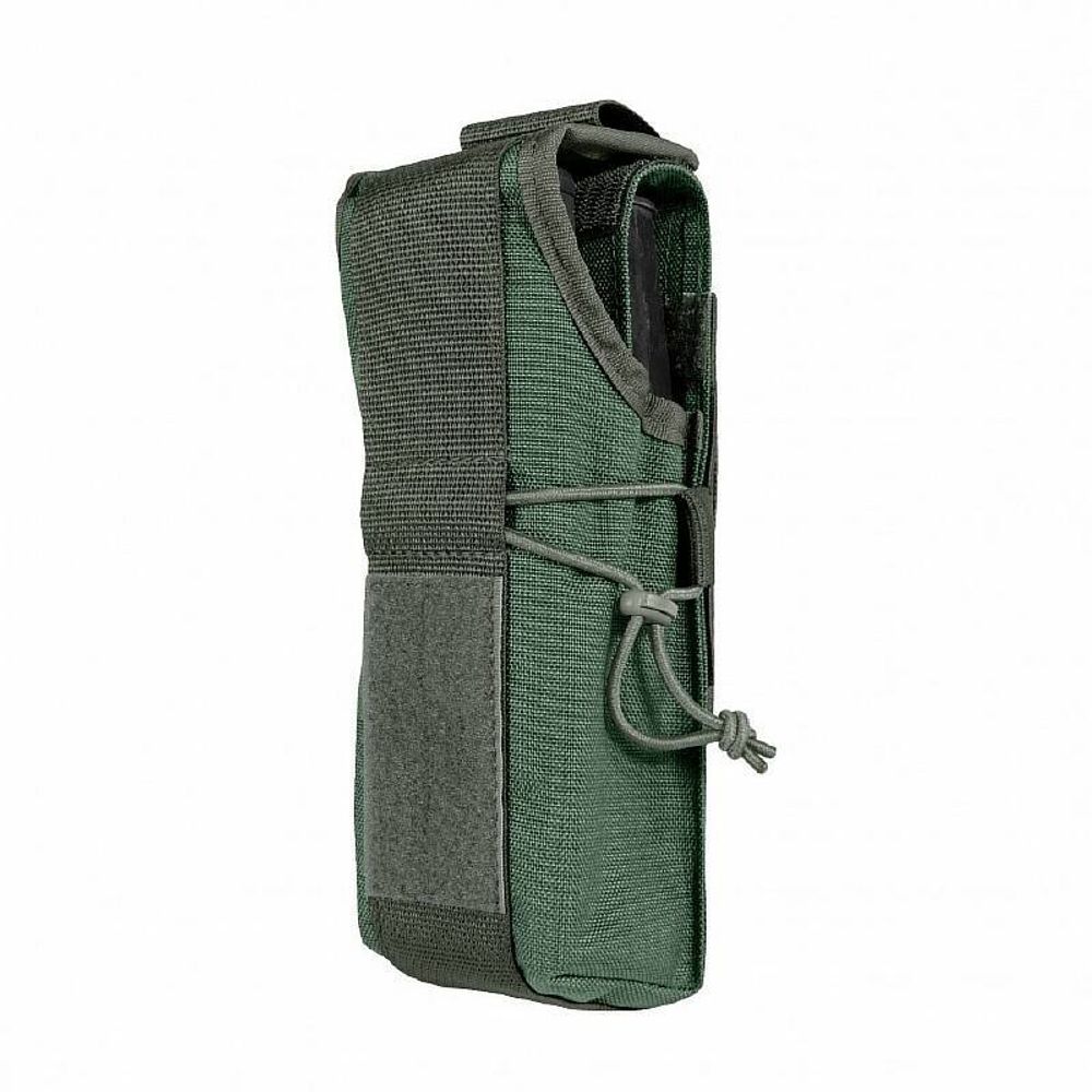 Подсумок на 2 магазина АК мягкий molle олива Stich Profi