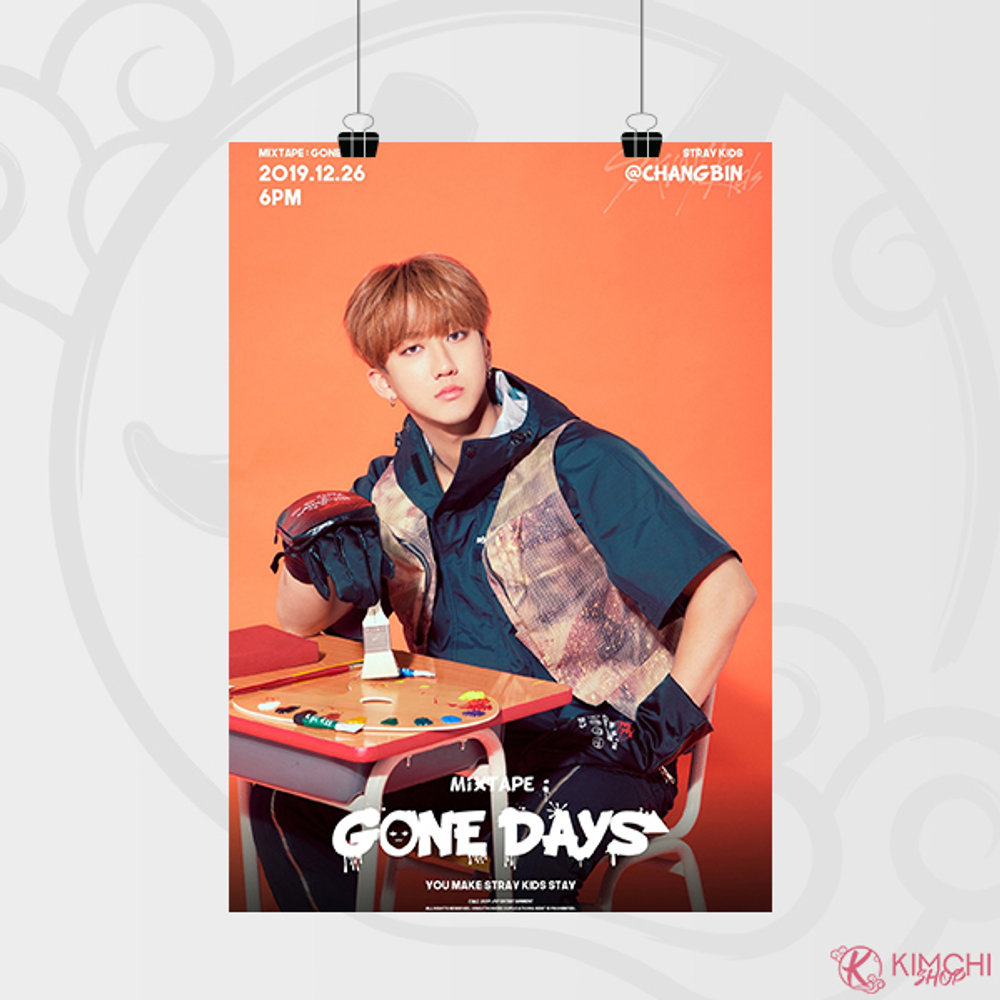 Постер А4 - STRAY KIDS - Gone Days