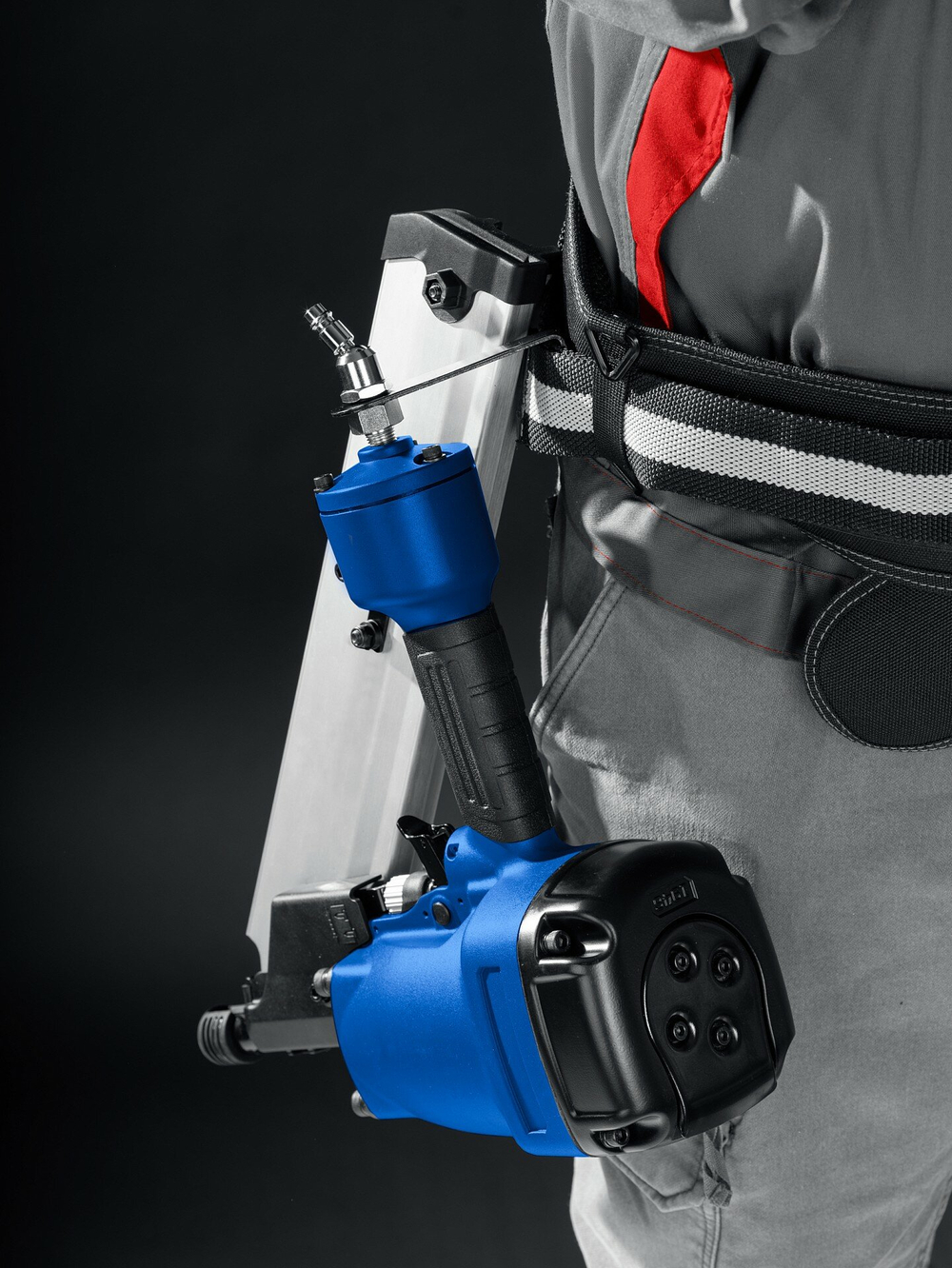 ЗУБР SN34-90A, пневматический нейлер для реечных гвоздей ЗУБР SN34/D34 (50-90 мм) ПРОФЕССИОНАЛ (31925)