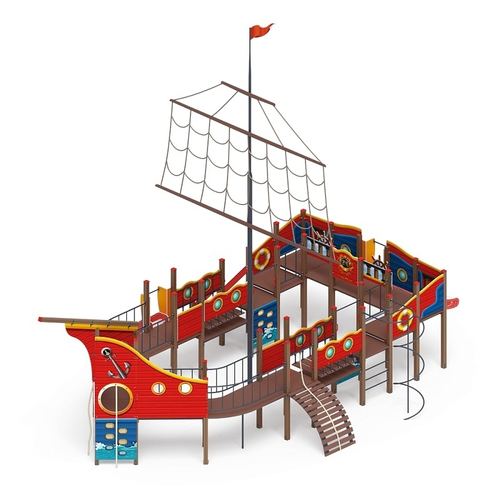 Каравелла (Морской стиль)  Игровой комплекс H=1200 H=1500
