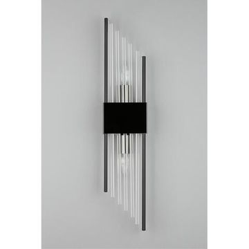 Настенный светильник 2*Е14 APL.639.11.02 чёрный Klod Aployt