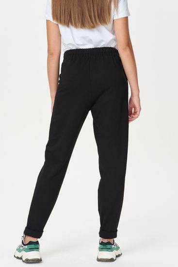 Брюки женские свободные со складками на поясе Лори B0110-O99