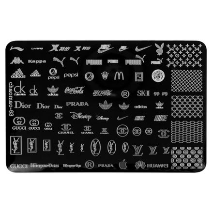 Irisk Пластина для стемпинга 052, 9,5х14,5см