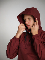 Анорак мужской без утеплителя бордовый Город Горький