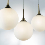 813031 Подвес GLOBO 1х40W E14 бронза/белый