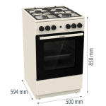 Электрическая плита Gorenje GG5A12BEF