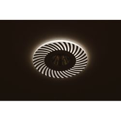 Светильник ЭРА DK LD32 BK ЭРА декор cо светодиодной подсветкой MR16, 220V, max 11W, черный | Встраиваемые LED светильники