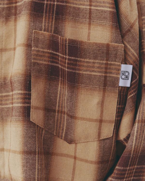 Рубашка Cowboy Shirt бежевая - фото 14