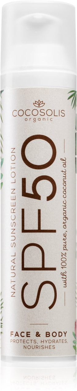 COCOSOLIS Natural Sunscreen Lotion - защитный солнцезащитный крем SPF 50 /   100  ml  / GTIN 3800500519333