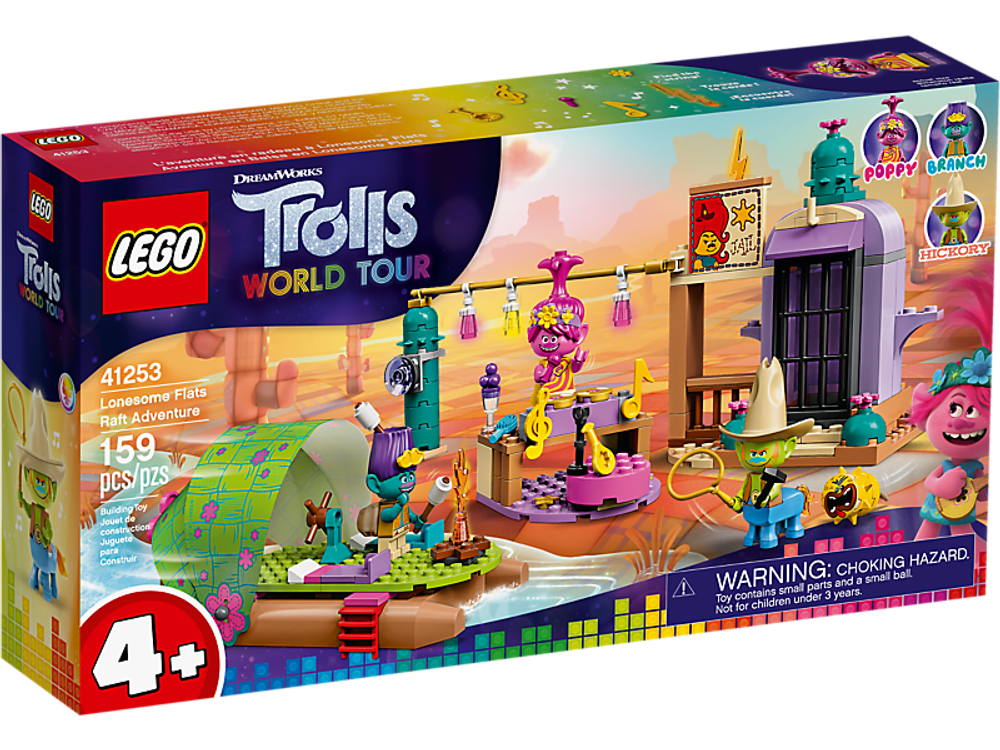 LEGO Trolls: Приключение на плоту в Кантри-тауне 41253 — Lonesome Flats Raft Adventure — Лего Троллз Тролли