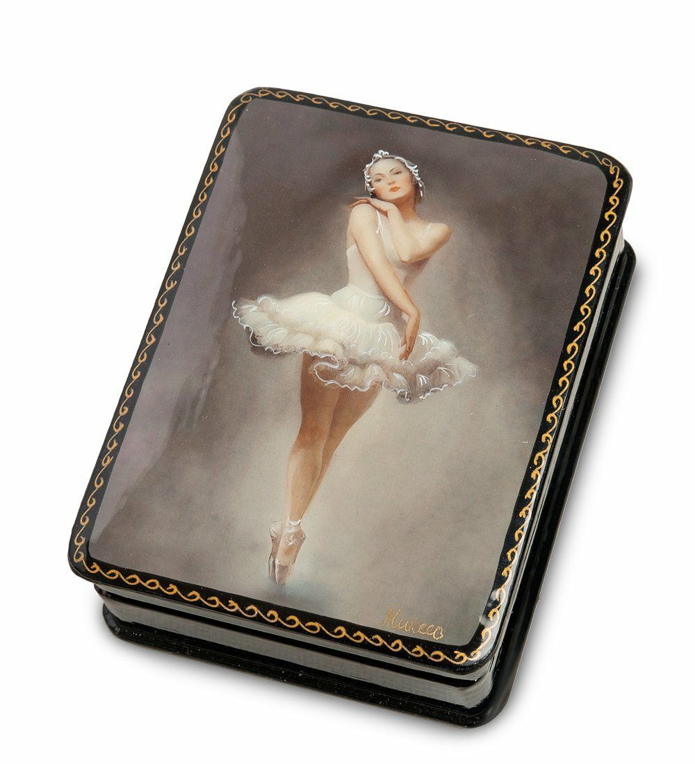 ШК-19/ 8-C Шкатулка в технике декупаж «Балет» (10х8х3,5)