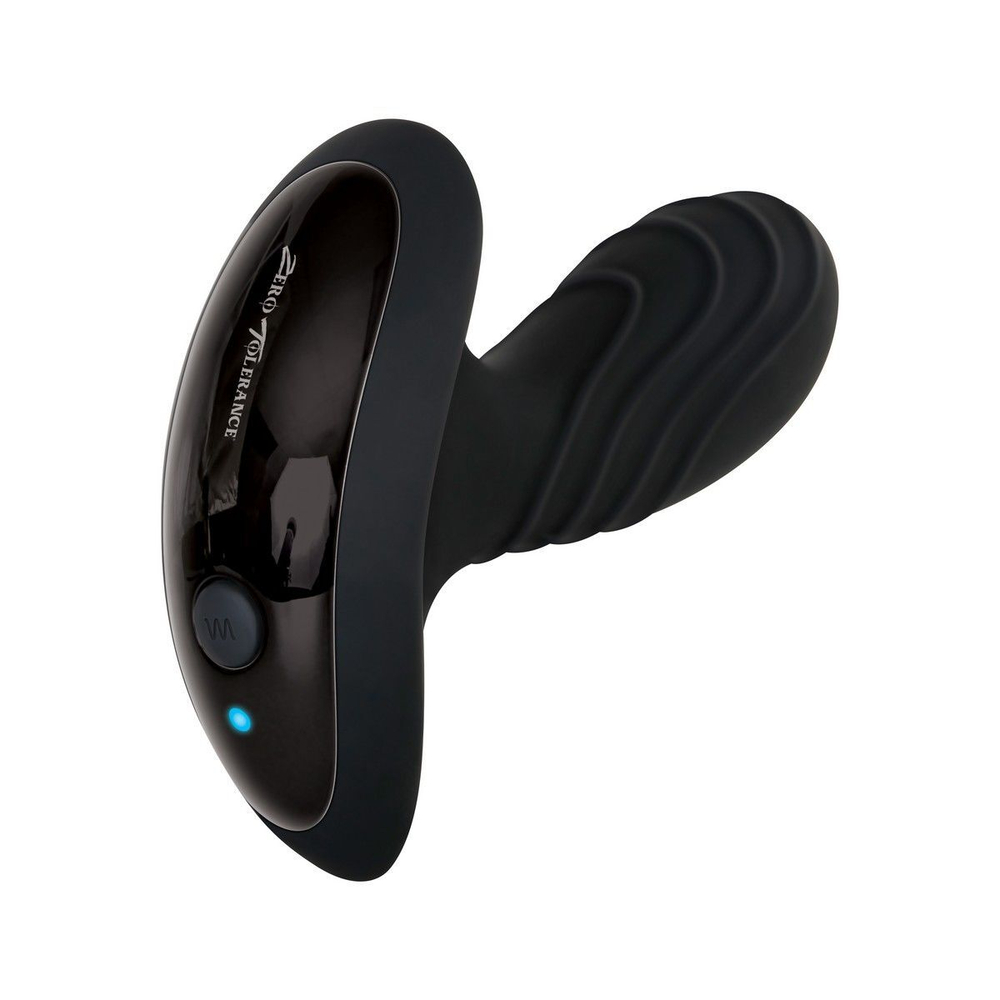 Черный вибростимулятор простаты The Gentleman - 12 см. (Цвет: черный)