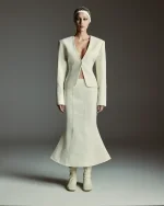 Юбка белая джинсовая