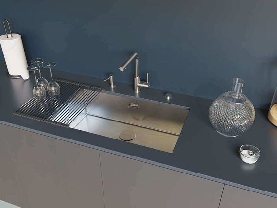 Смеситель Omoikiri Nakagawa 2 Plus-IB латунь/Indigo blue