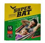 Спирали SuperBAT от комаров 1 упаковка комплект - 15 шт. зеленый (1/60)
