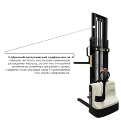 Самоходный электроштабелер PROLIFT M2 SDR 1530-S