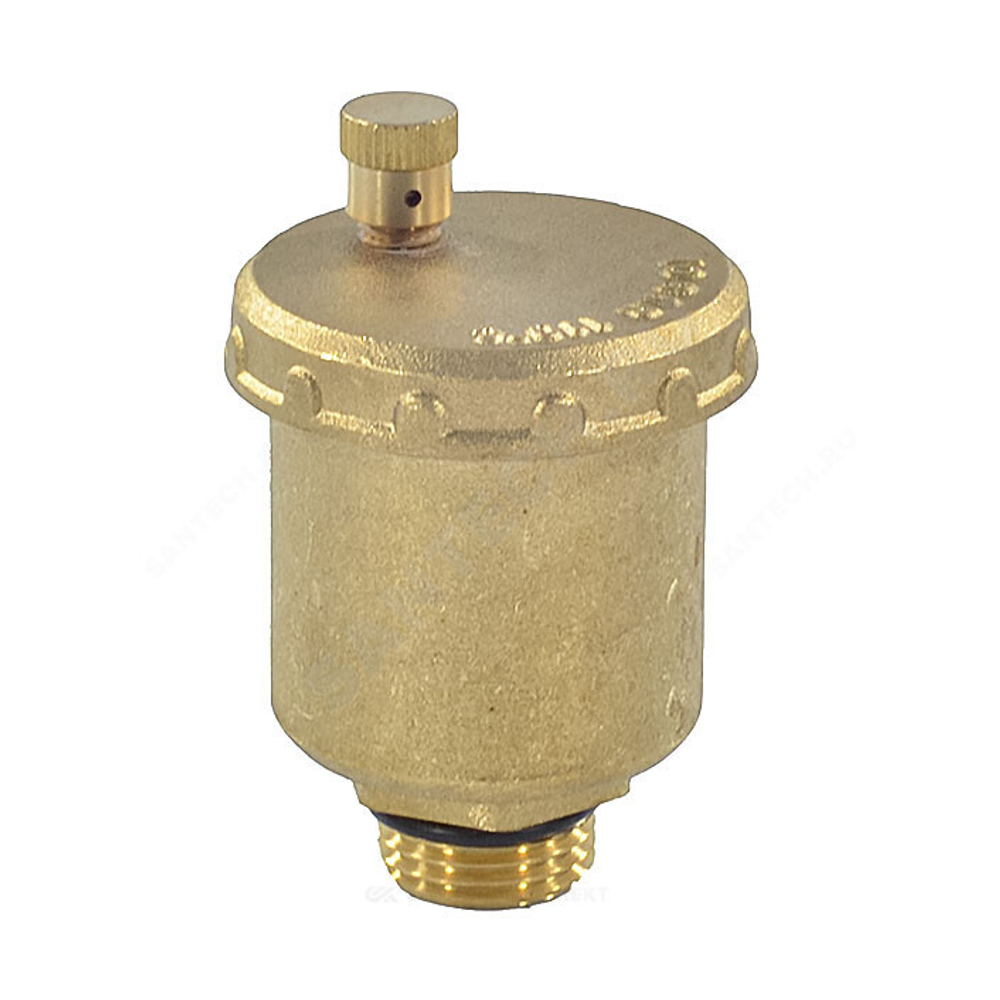 Воздухоотводчик автоматический латунь 5003 Ду 15 Ру10 G1/2" НР прямой Aquasfera 5003-01