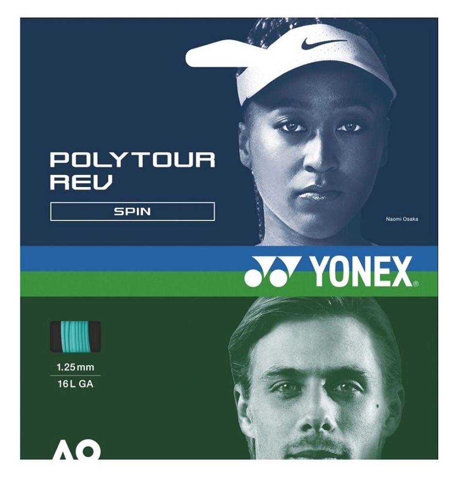 Теннисные струны Yonex Poly Tour Rev (12 m) - mint
