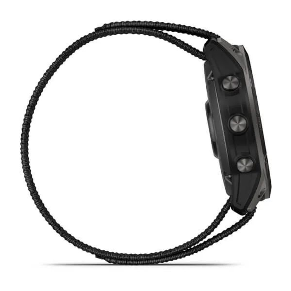 Мультиспортивные часы Garmin Enduro 2 угольно-серый DLC титановый с нейлоновым ремешком UltraFit 010-02754-01