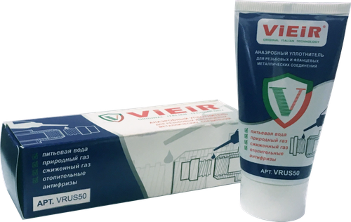 Клей для резьб. соединений  СИНИЙ  50г.  ViEiR  (33/1шт)