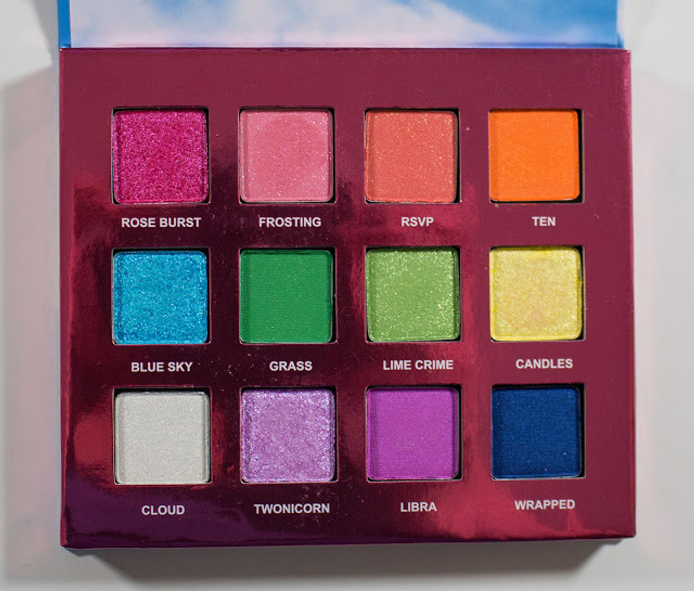 Lime Crime Pressed Pigment palette