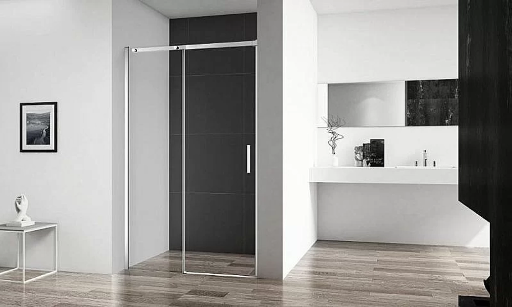 Душевая дверь BelBagno ACQUA BF-1 150 стекло прозрачное/профиль хром