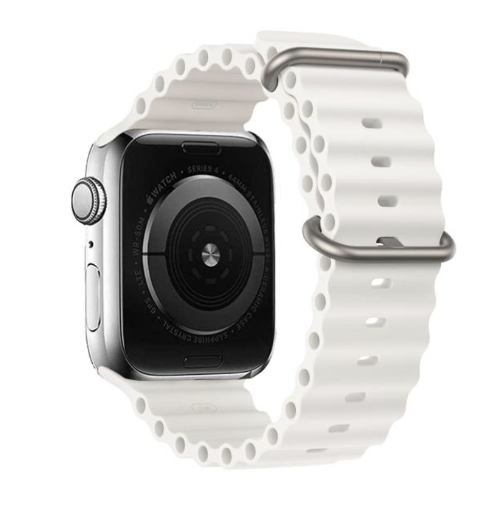 Ремешок силиконовый для Apple Watch White Ocean Band 42/44/45/49mm