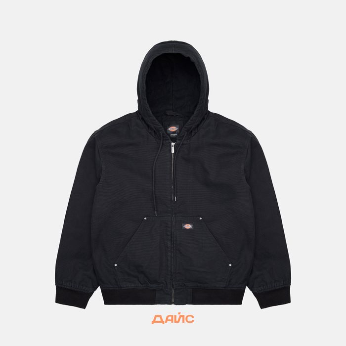 Куртка Dickies Hilham Hooded Canvas Jacket артикул:DK0A87O5BLK1 - купить в магазине Дайс