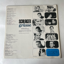 Винтажная виниловая пластинка LP Сборник Нeмецкой Эстрады Schlager Grusse (ГДР 1968)