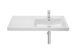 Раковина Roca The Gap Plus 100х46 высокий бортик, 1 отверстие, правая 3270ME004