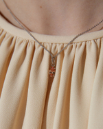 Платье макси на поясе из вискозы Стелла Маккартни сливочный